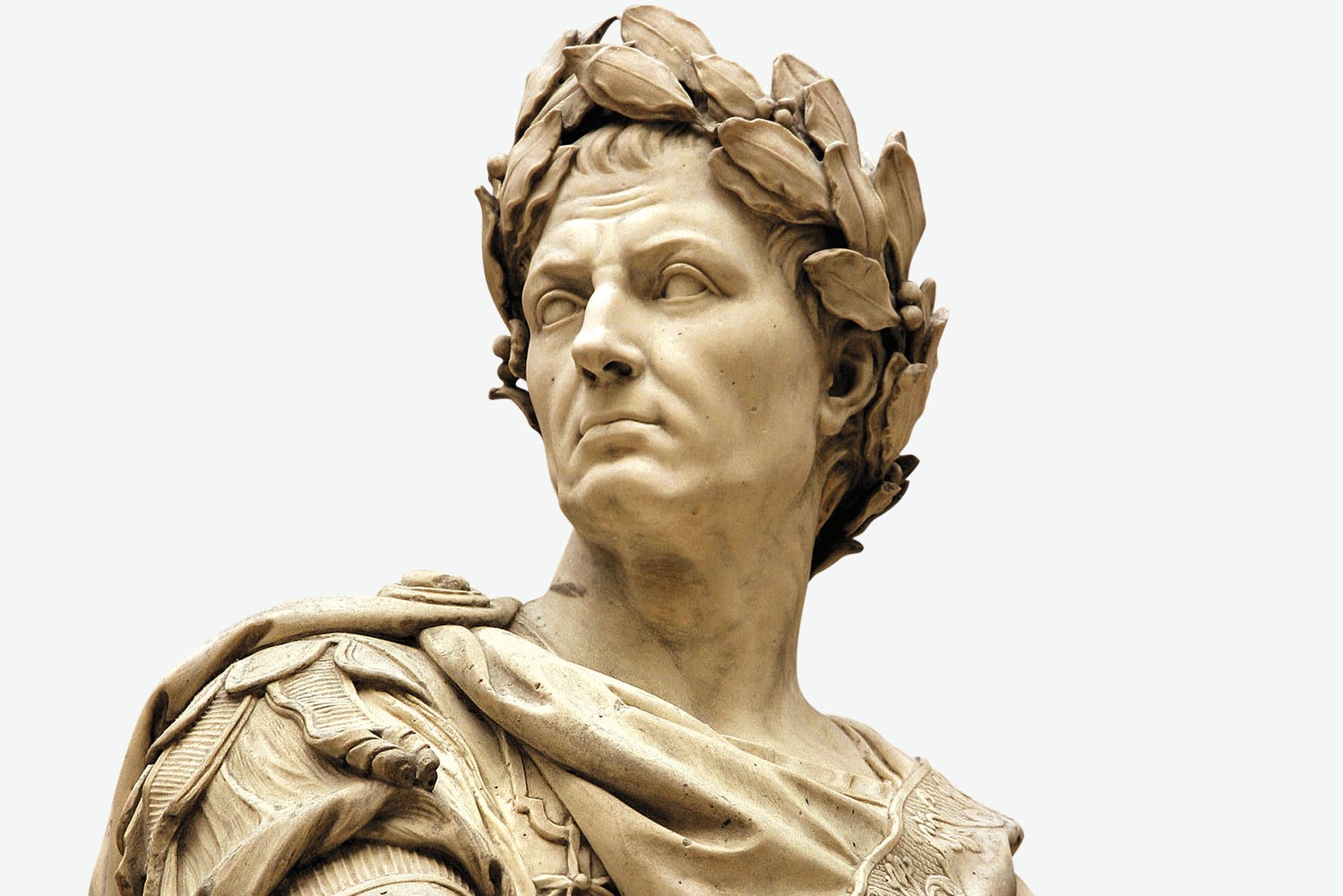 CAYO JULIO CESAR (h. -100 a-44). Político, general y escritor romano. Perteneciente a la familia Julia. Escultura realizada por Nicolas Coustou (1658-1733). Museo del Louvre. París. Francia.